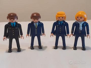 Playmobil personale di bordo aereo poliziotto