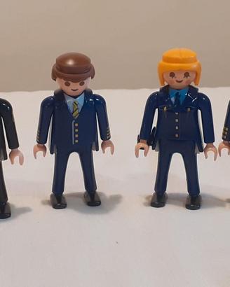 Playmobil personale di bordo aereo poliziotto