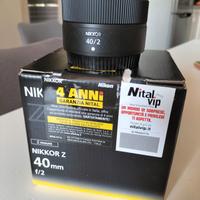 Nikon 40 F2 AF Z NITAL gar.2026