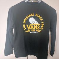 Felpa nera marca Vans, ragazzo, tg. XL