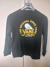 Felpa nera marca Vans, ragazzo, tg. XL
