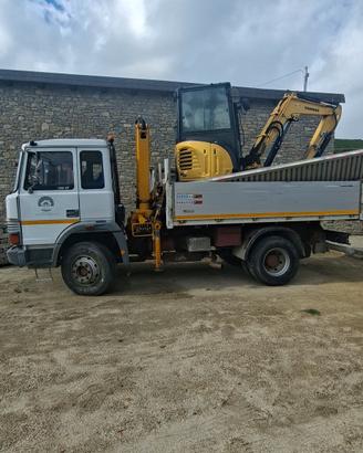 Iveco 145/17 gru, ribaltabile, macchina operatrice