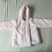 Cappottino bianco bambina 3 anni