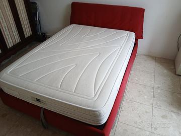 Letto Flou a contenitore matrimoniale