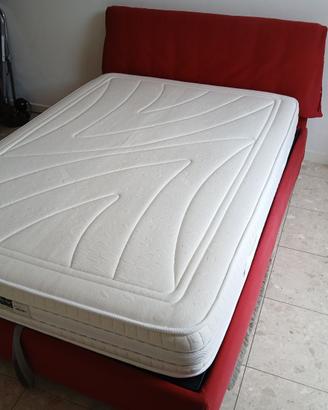 Letto Flou a contenitore matrimoniale