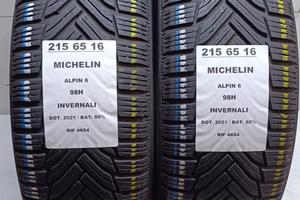 2 GOMME 215 65 16 MICHELIN INV RIF4654