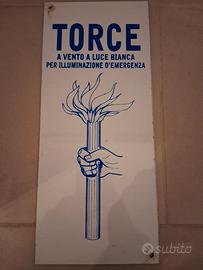 Cartello torce d'emergenza