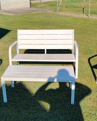 Set sedie e tavolo giardino