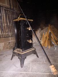 girarrosto antico  a due spiedi