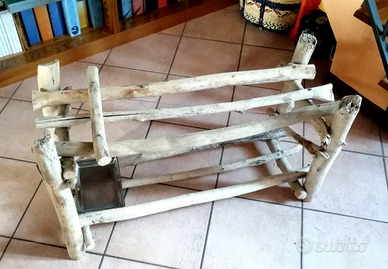 Scarpiera etnica legno di mare