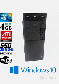 PC Desktop Veloce con SSD WiFi Studio Ufficio