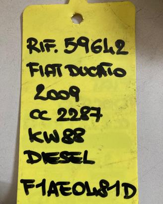 MOTORE COMPLETO FIAT Ducato 5° Serie F1AE0481D F1