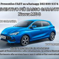 Mg MG3 , Nuova da configurare !