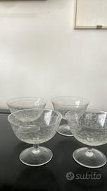 Set bicchieri vintage
