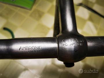 Raro manubrio e pipa Ambrosio Champion 