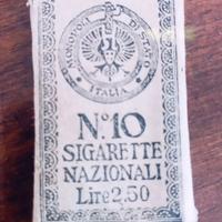 Pacchetto integro Sigarette Nazionali 1897/1904