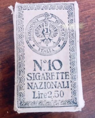 Pacchetto integro Sigarette Nazionali 1897/1904