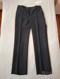 Pantaloni NUOVI MaxMara Grigio Lana/Lino Taglia 42