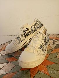 Scarpe Harry Potter Tela Bianche - N. 40 - Tema Sk