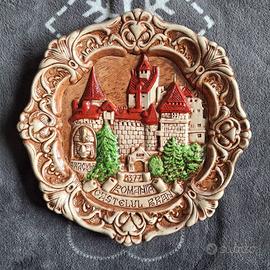 Originale Piatto Castello conte Dracula Transilvan