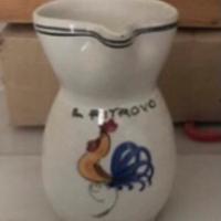 Brocca Caraffa con manico e con Gallo Anni ‘50