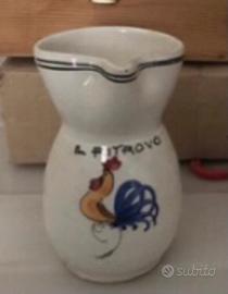 Brocca Caraffa con manico e con Gallo Anni ‘50