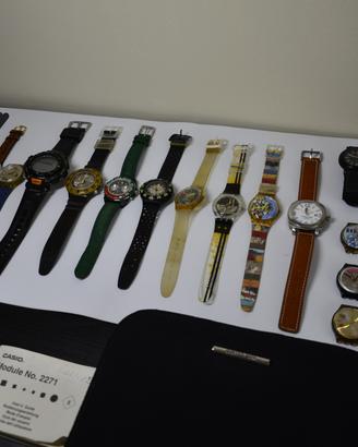 Lotto 18 orologi (automatici e a batteria)