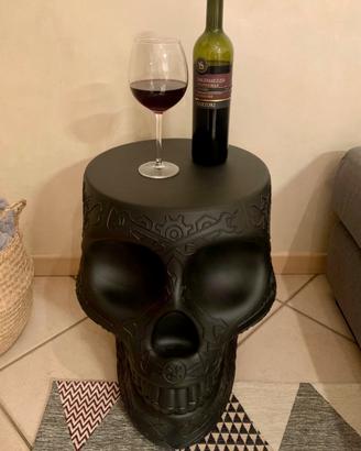 Tavolino design Qeeboo Mexico skull nero