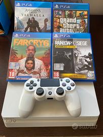 Ps4 slim + giochi PREZZO TRATTABILE