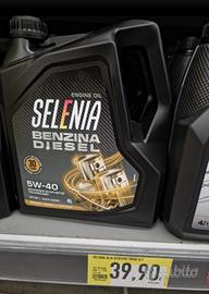 N.2 Olio Selenia 5W-40 confezioni da 4 litri