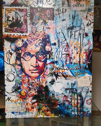 Quadro pop art su alluminio 75x100 - John Lennon