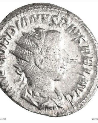 Moneta romana in Argento, Antoniniano.