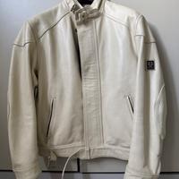 Giubbotto in pelle bianco Belstaff da donna