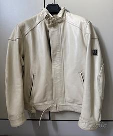 Giubbotto in pelle bianco Belstaff da donna