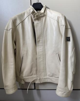 Giubbotto in pelle bianco Belstaff da donna