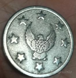 gettone token vintage aquila americana