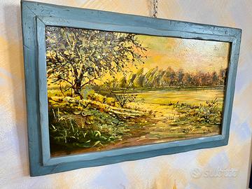 Quadro incorniciato dipinto a mano