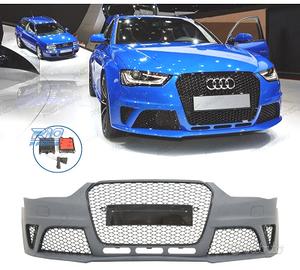 PARAURTI ANTERIORE AUDI A4 B8 11-15 LOOK RS GRIGLI