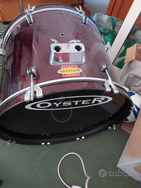 Batteria acustica Oyster completa + piatti e acces