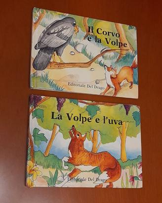 La Volpe e l'uva e Il corvo e la volpe.