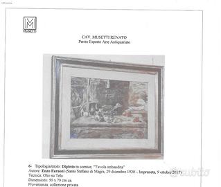 Dipinto olio su tela del maestro Enzo Faraoni
