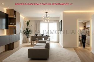 Appartamento di 118 m² con 3 locali e box auto a V