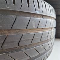 Set 4 cerchi + gomme estive 205/55/16 usate 80%