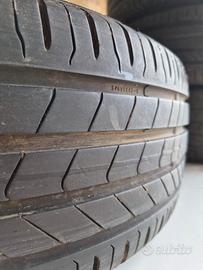 Set 4 cerchi + gomme estive 205/55/16 usate 80%