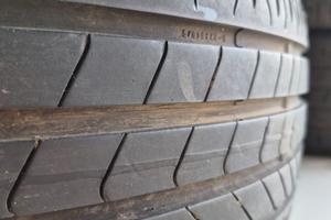 Set 4 cerchi + gomme estive 205/55/16 usate 80%