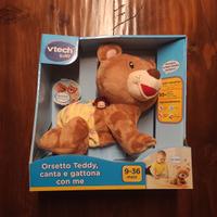 Orsetto Teddy canta e gattona con me Vtech baby