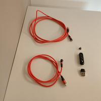 Cavi di ricarica magnetici (2 m. e 1 m.)