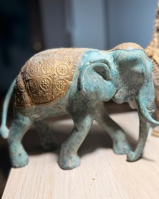 Statua Decorativa Orientale Elefante