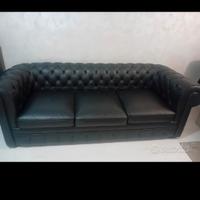 Divano stile Chesterfield pella vera