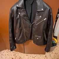 Chiodo zara vera pelle